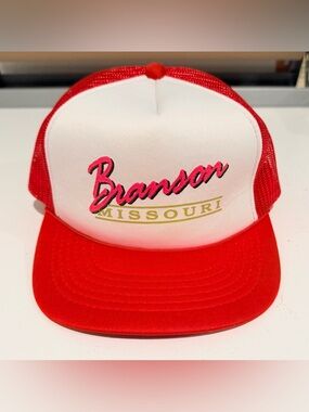 Vintage Branson Missouri Trucker Hat Snap Back Adjustable 90s